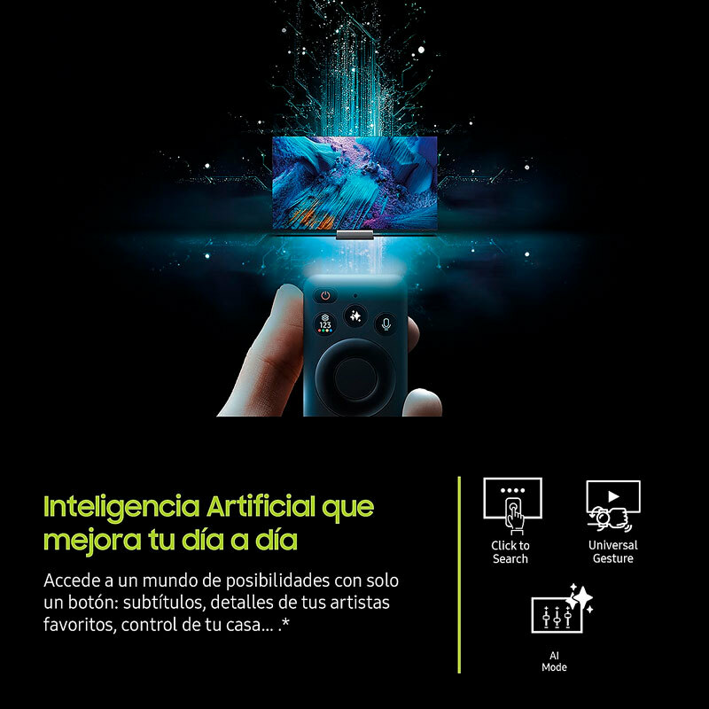 TV QLED Samsung TQ75Q8FAAUXXC – 75" 4K UHD, Quantum HDR+, Smart TV Tizen