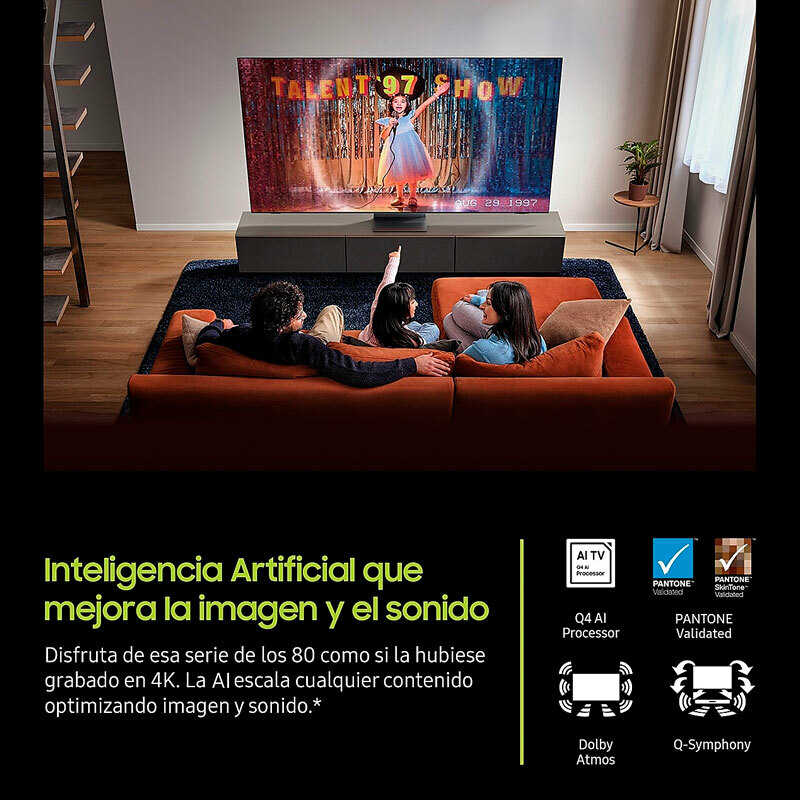 TV QLED Samsung TQ75Q8FAAUXXC – 75" 4K UHD, Quantum HDR+, Smart TV Tizen