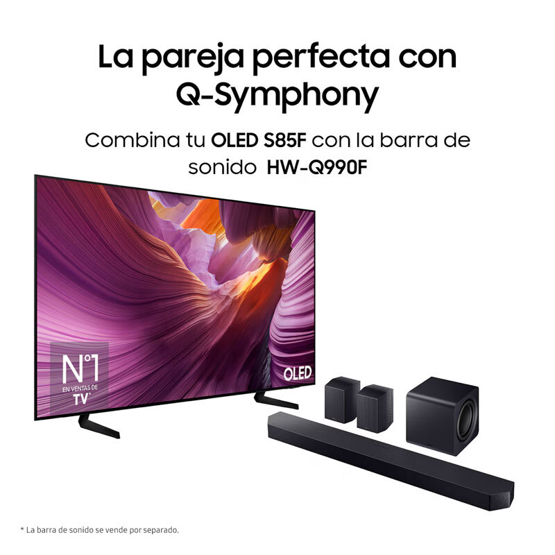 Televisor OLED Samsung TQ77S85FAEXXC – 77" 4K UHD, Gaming 120Hz, Dolby Atmos