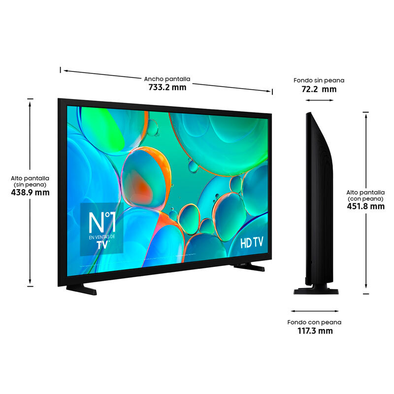 Televisor Samsung TU32H5005FKXXC – 32" HD, Smart Tizen, HDR10+