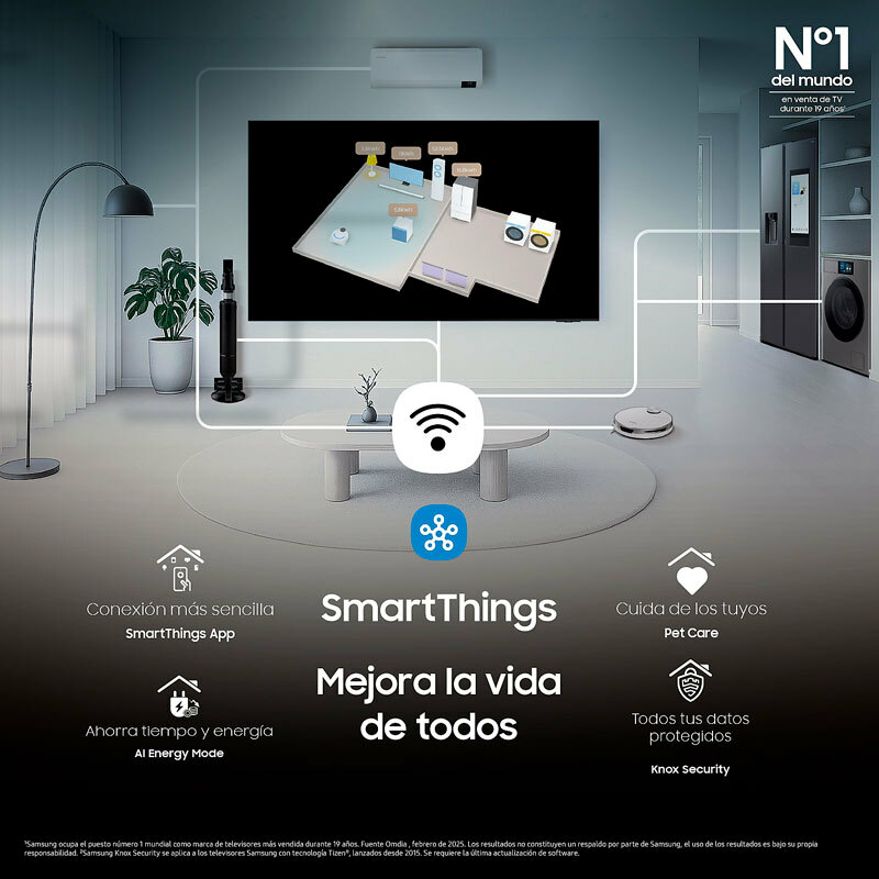 Televisor Samsung TU50U7005FK – 50" 4K UHD, HDR10+, Smart TV Tizen