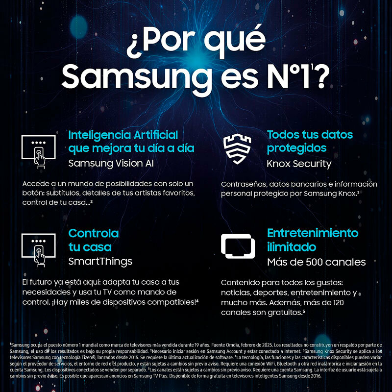 Televisor LED Samsung TU55U7005 – 55" 4K UHD, Smart Tizen, HDR10+