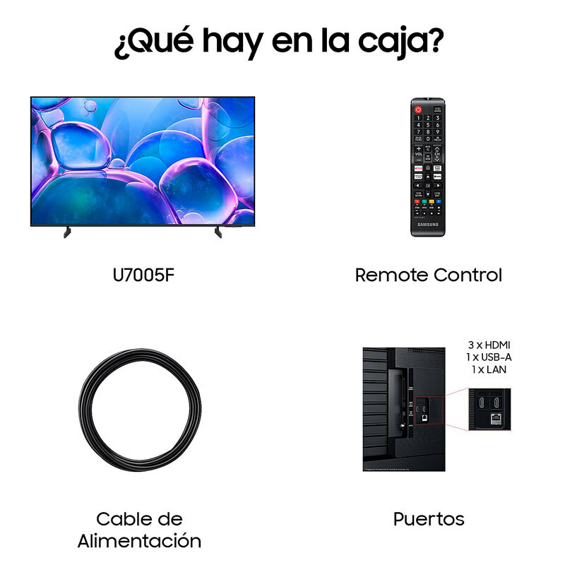 Televisor Samsung TU85U7005FKXXC – 85" 4K UHD HDR10+ Smart TV