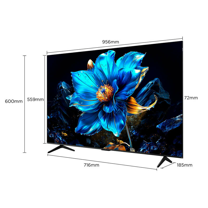 Televisor TCL 43P7K – QLED 4K, Google TV, Dolby Atmos