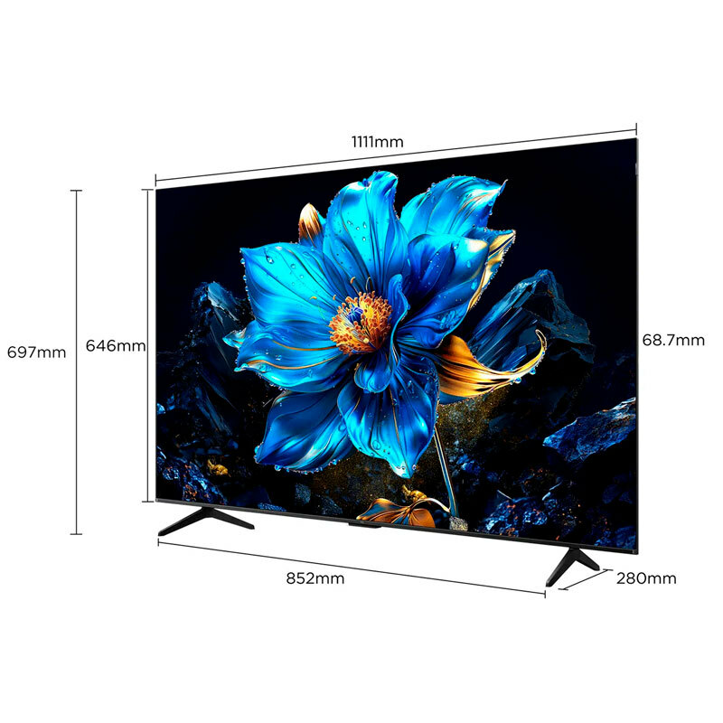 Televisor TCL 50P7K – 50" QLED 4K, Google TV, Dolby Vision