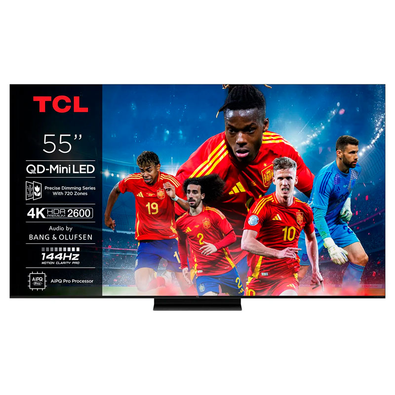 Televisor TCL 55C7K – QD MiniLED, 4K 144Hz, 2.600 nits
