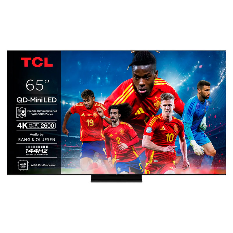 Televisor TCL 65C7K 65" – QD‑Mini LED 4K, 144 Hz, Dolby Atmos