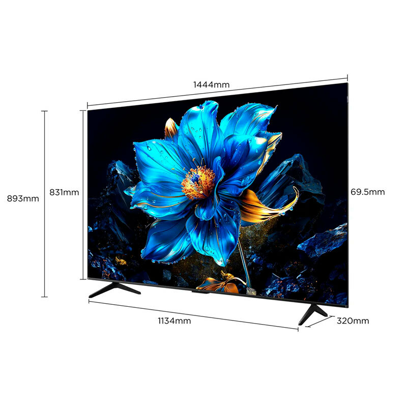 Televisor TCL 65P7K – QLED 4K, Dolby Vision, Google TV