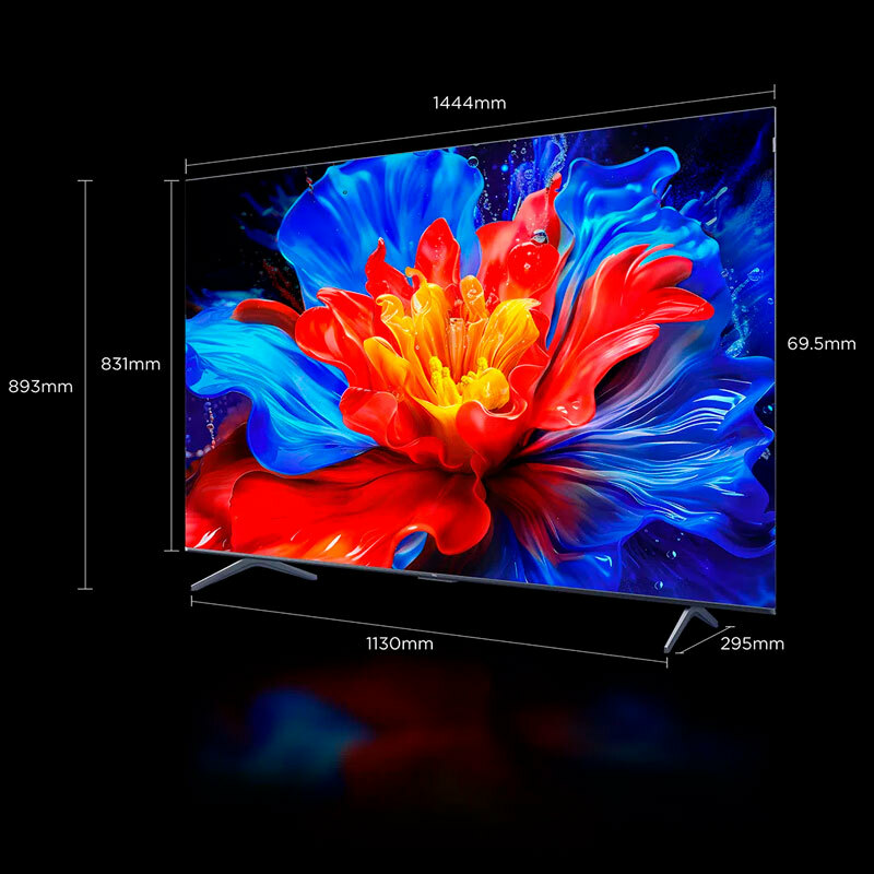 Televisor TCL 65P8K – 65" QLED 4K, 144 Hz, ONKYO 2.1
