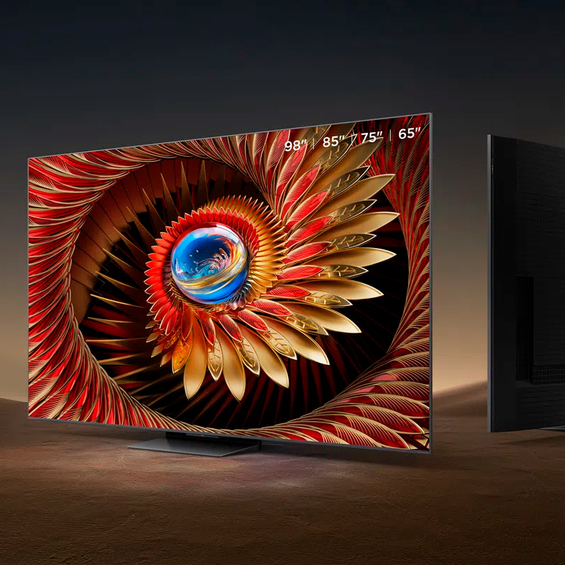 Televisor 75" TCL 75C8K – QD Mini LED 4K, 144 Hz, Audio 90W B&O