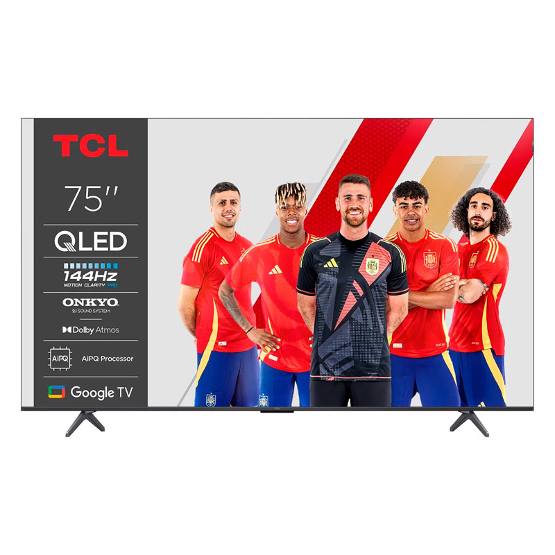 Televisor TCL 75P8K 75" – QLED 4K UHD, 144 Hz, ONKYO 2.1