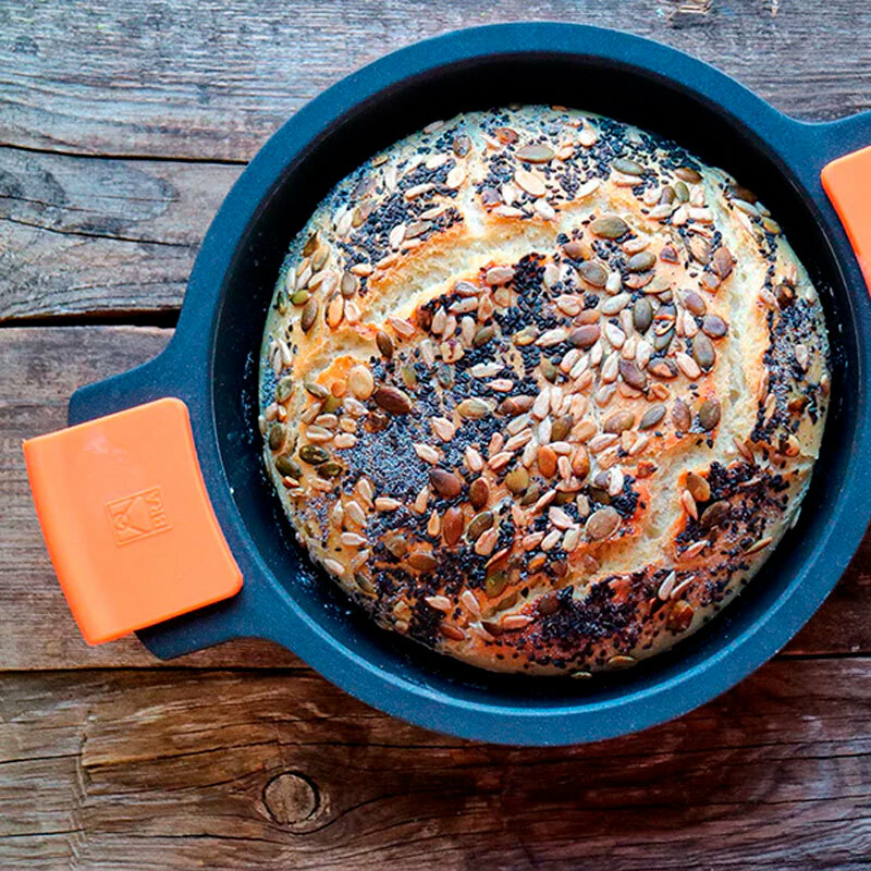 Cacerola alta BRA Efficient – 28 cm, Antiadherente Teflon, Fondo full induction