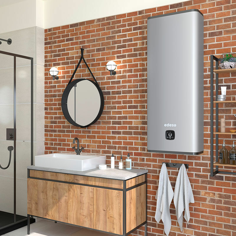 Termo eléctrico Edesa Flat 50 – Extraplano, WiFi, 50 L