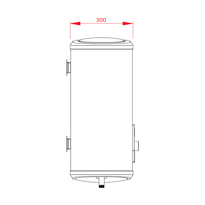 Termo eléctrico Teka SHS 100 SLIM – 93 L, Control digital 3 posiciones, Doble potencia 2000 W