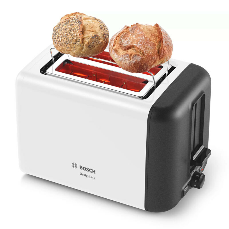 Tostadora Bosch TAT3P421 – Compacta, 2 ranuras, 6 niveles