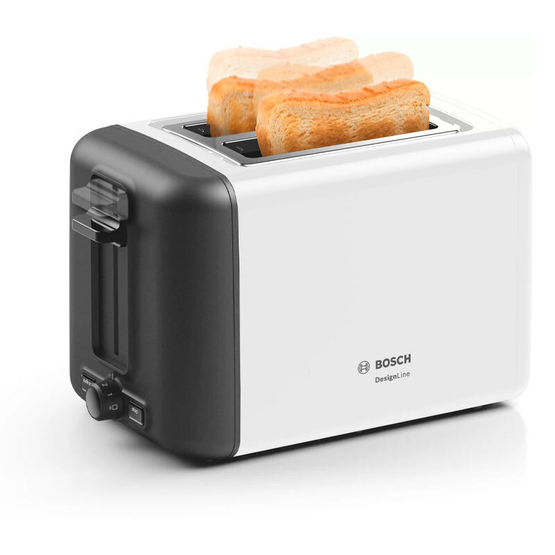 Tostadora Bosch TAT3P421 – Compacta, 2 ranuras, 6 niveles