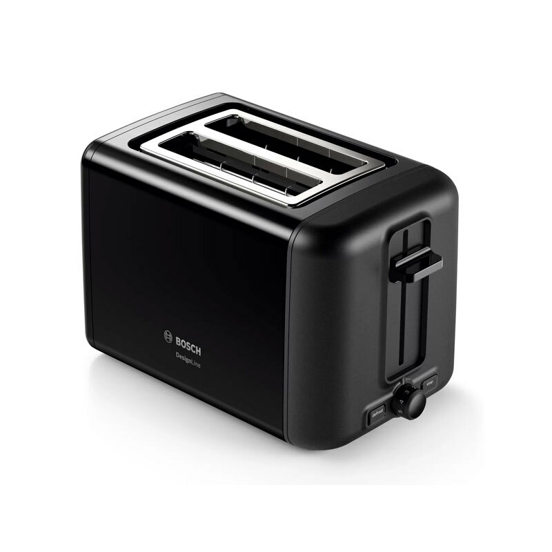 Tostadora ranura larga Bosch TAT3P423 – 2 ranuras, 970 W, Descongelar/Recalentar