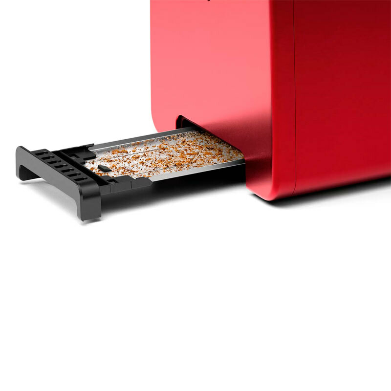 Tostadora Bosch TAT4P424 – Rojo, 2 ranuras, 970 W
