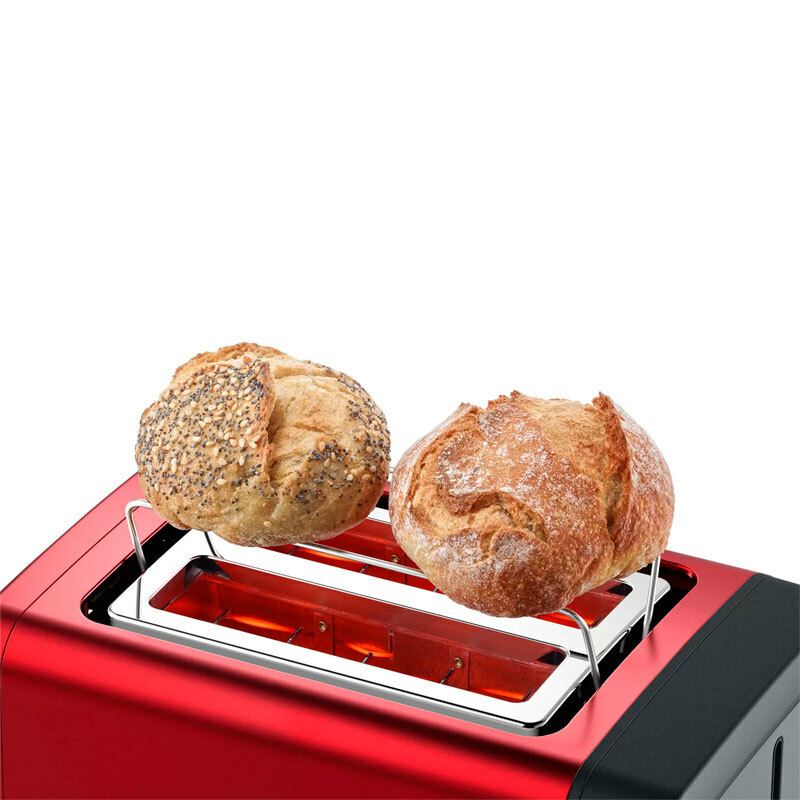Tostadora Bosch TAT4P424 – Rojo, 2 ranuras, 970 W