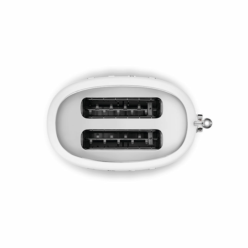 Tostadora Smeg TSF01WHMEU – Ranuras extra anchas, 6 niveles, Función bagel