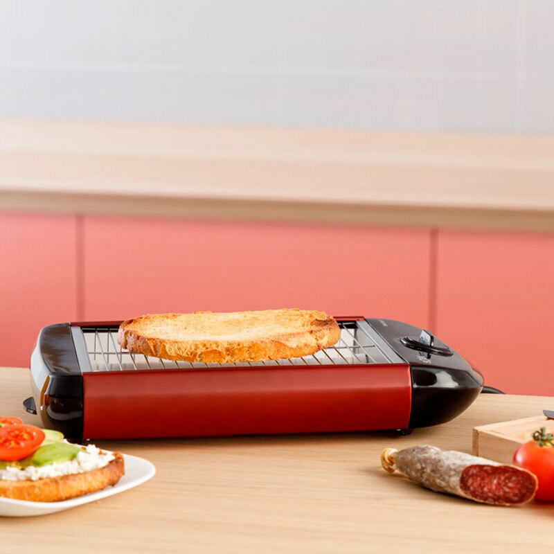 Tostadora plana Solac TC5309 – 700W, 12 niveles, bandeja recogemigas extraíble