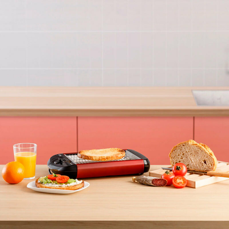 Tostadora plana Solac TC5309 – 700W, 12 niveles, bandeja recogemigas extraíble