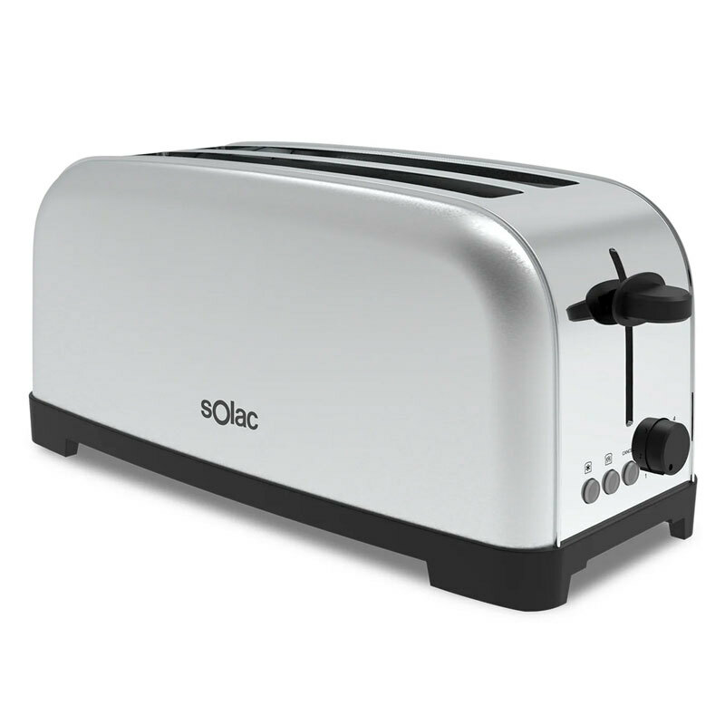 Tostadora Solac TL5419 Ye-Yé – 1400 W, 2 ranuras extra largas, 6 niveles