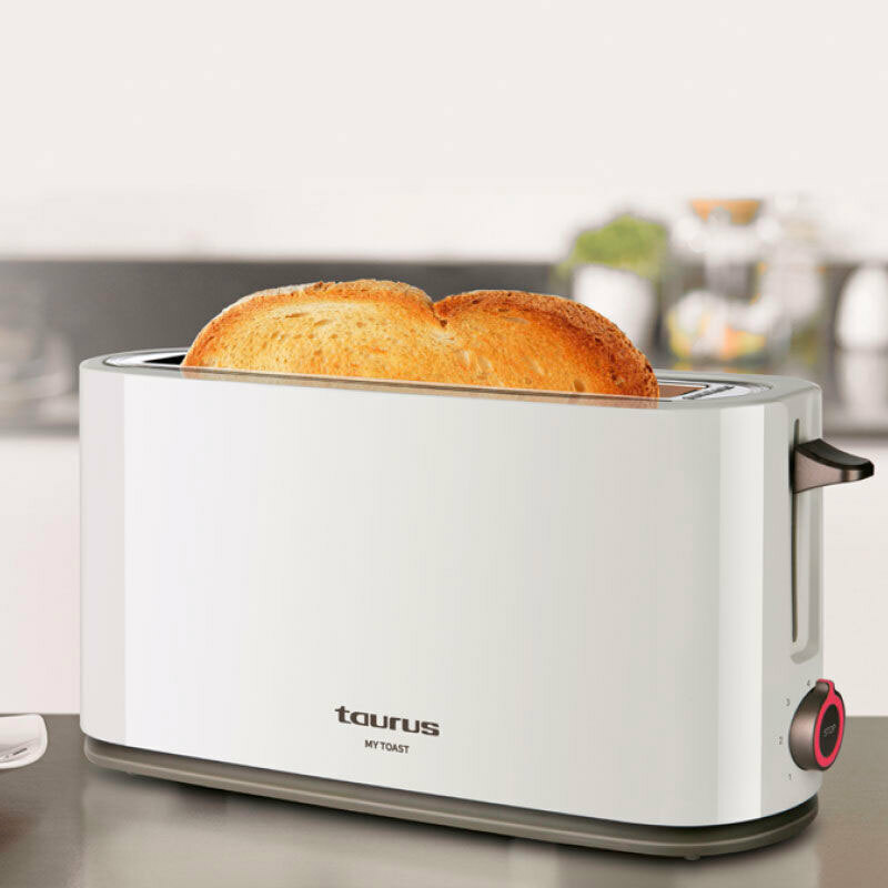 Tostadora Taurus MYTOAST – Ranura larga, 7 niveles, Bandeja recogemigas