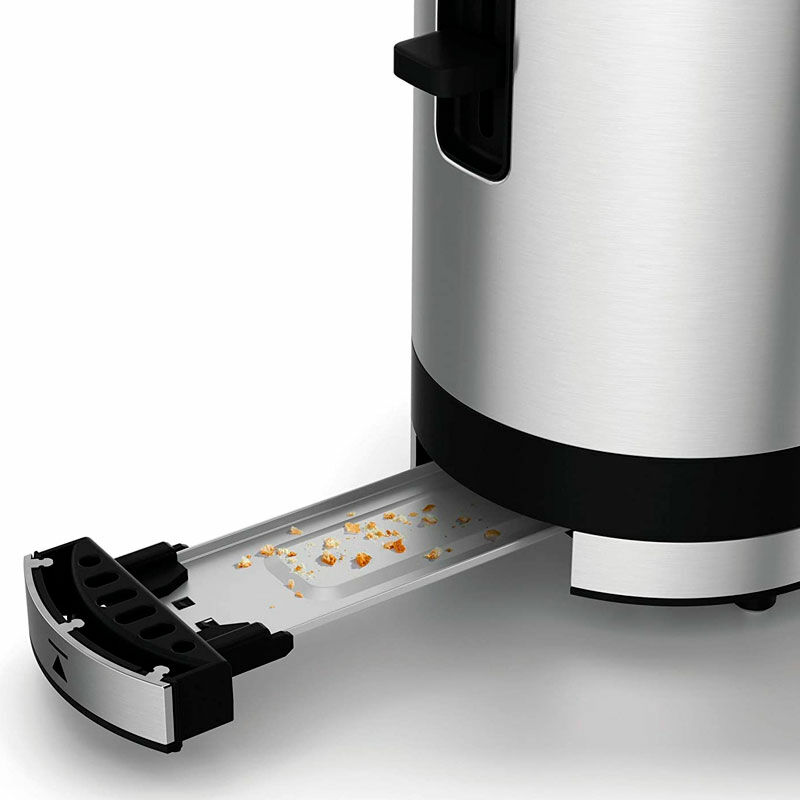 Tostadora 1 ranura WMF KITCHENminis 1 Slice – Cromargan inox, 7 niveles, Recalentar y descongelar