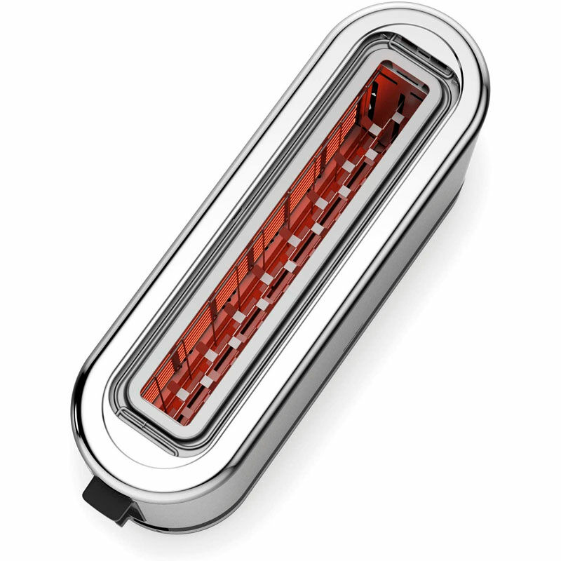 Tostadora 1 ranura WMF KITCHENminis 1 Slice – Cromargan inox, 7 niveles, Recalentar y descongelar