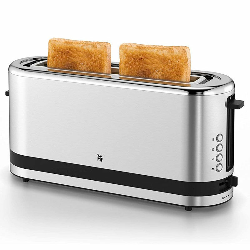Tostadora 1 ranura WMF KITCHENminis 1 Slice – Cromargan inox, 7 niveles, Recalentar y descongelar