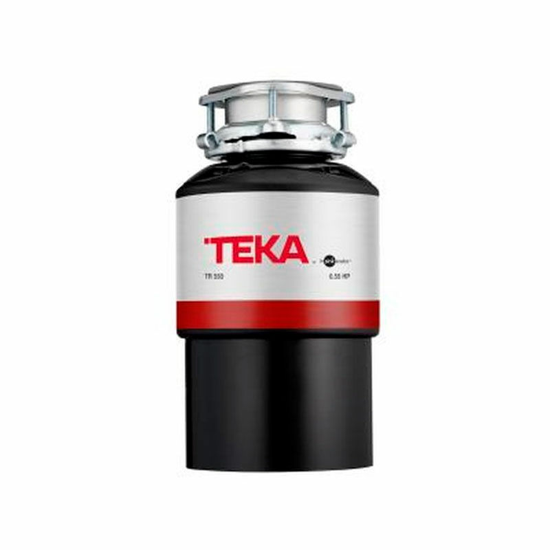 Triturador para fregadero Teka TR 550 – Bajo encimera, 0,55 CV (380 W), Acero inoxidable
