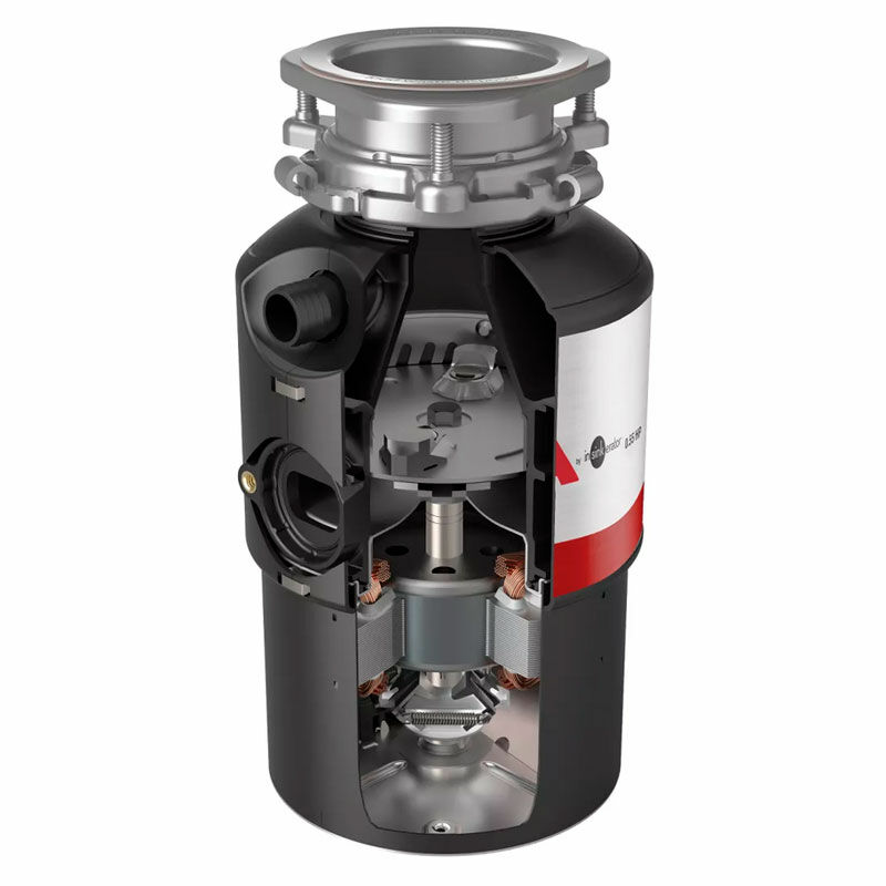 Triturador para fregadero Teka TR 550 – Bajo encimera, 0,55 CV (380 W), Acero inoxidable