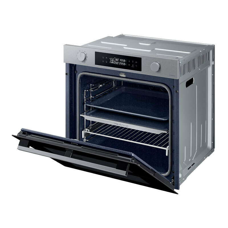 Horno integrable Samsung NV7B4530ZAS/U1 – 76 L, Dual Cook Flex, Limpieza pirolítica