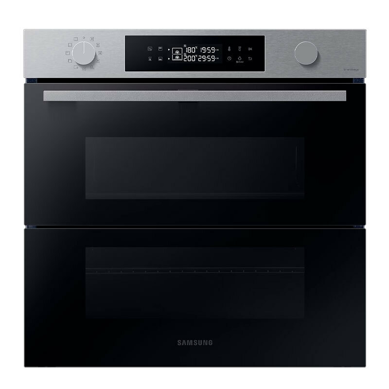Horno integrable Samsung NV7B4530ZAS/U1 – 76 L, Dual Cook Flex, Limpieza pirolítica