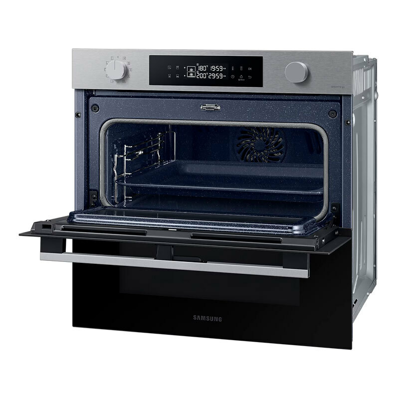 Horno integrable Samsung NV7B4530ZAS/U1 – 76 L, Dual Cook Flex, Limpieza pirolítica