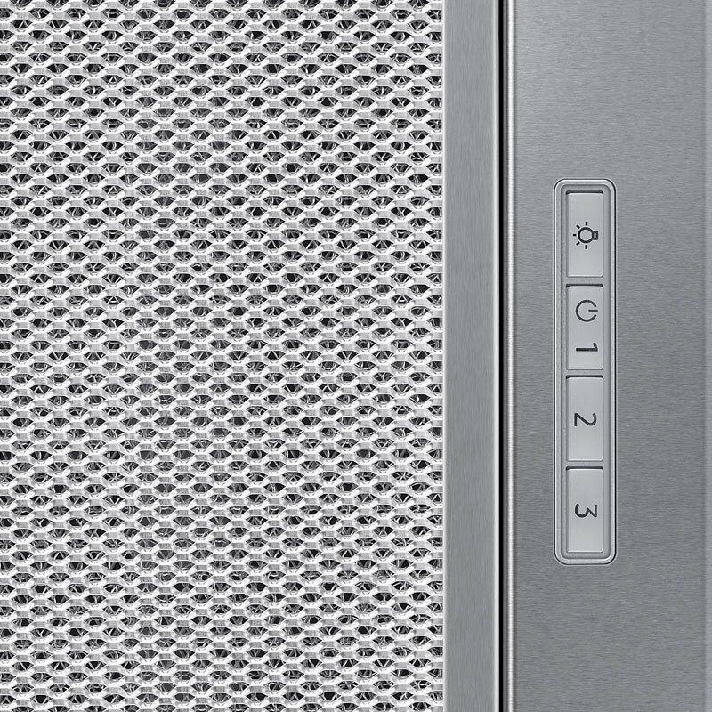 Campana extractora Samsung NK72FG454CS/UR – 72 cm, 625 m³/h, Inox
