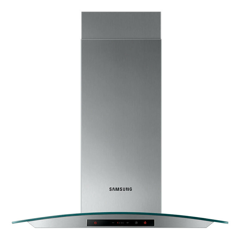 Campana extractora de pared Samsung NK24C5070DS/UR – 60 cm, 558 m³/h, Inox y vidrio curvo