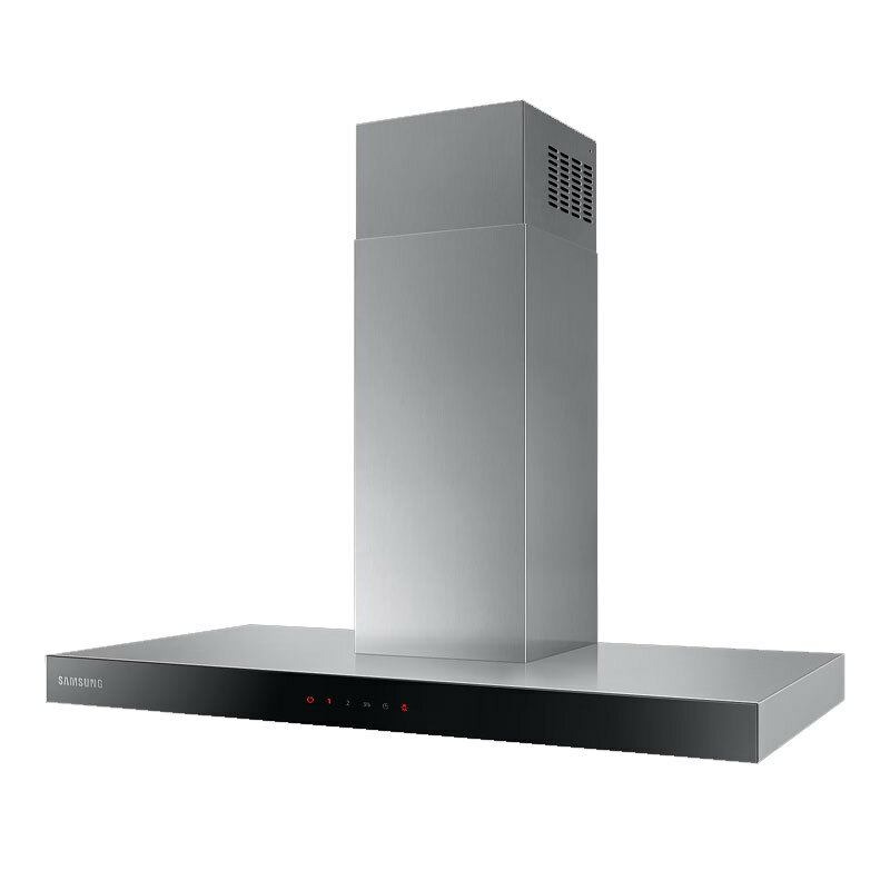 Campana extractora decorativa Samsung NK36C5070US/UR – 90 cm, 531 m³/h, Acero y cristal