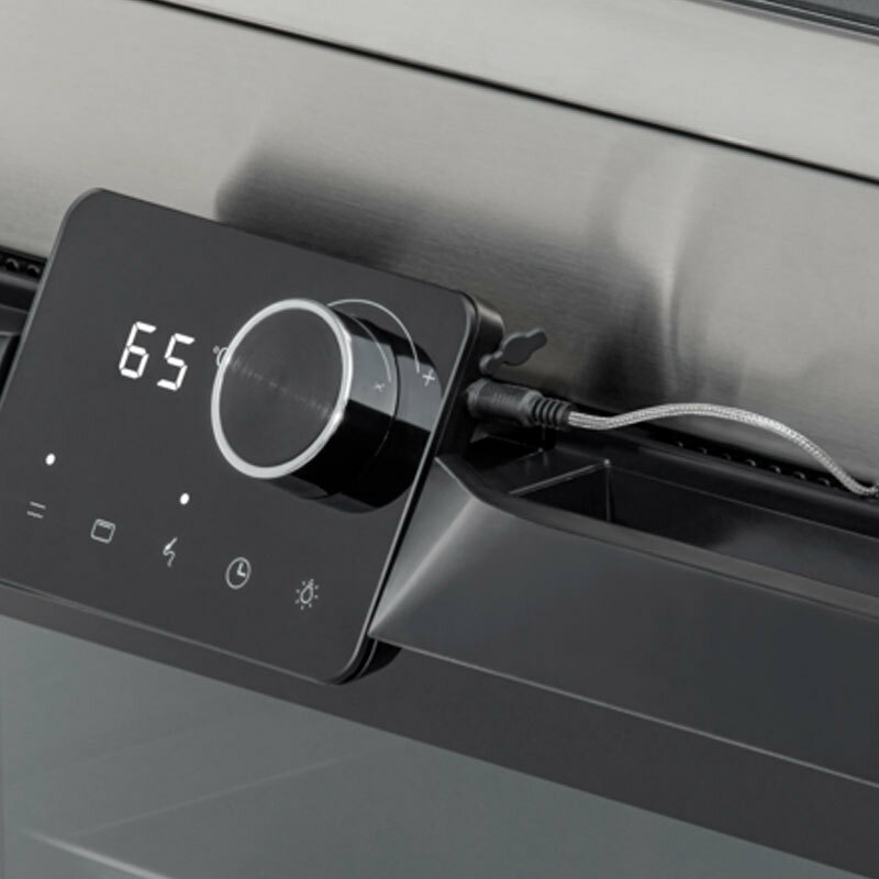 Barbacoa eléctrica de sobremesa WMF Profi Plus Urban Master – 3.000 W, Horno integrado, Acabado Cromargan