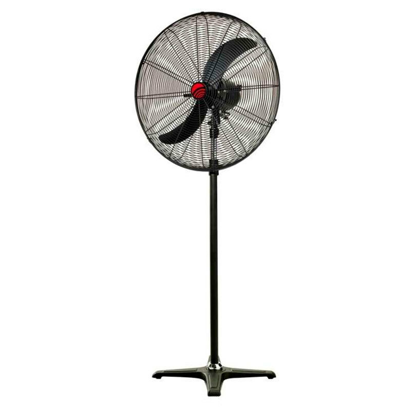Ventilador de pie industrial FM Calefacción CI-185 – 180 W, 72 cm aspas, altura 210 cm