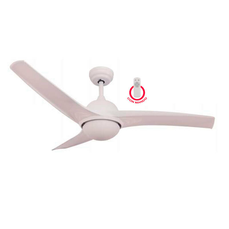 Ventilador de techo FM VT-8000 L – Motor DC bajo consumo, LED regulable 18W 3 temperaturas, 6 velocidades con mando