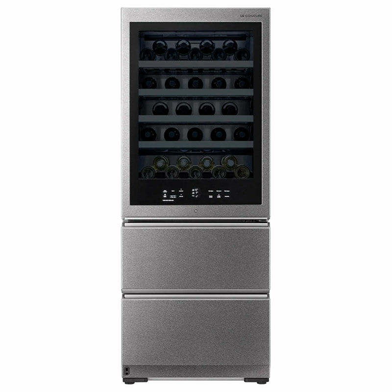 Vinoteca LG SIGNATURE LSR200W – 65 botellas, 3 zonas, Filtro UV