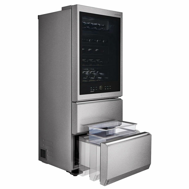 Vinoteca LG SIGNATURE LSR200W – 65 botellas, 3 zonas, Filtro UV