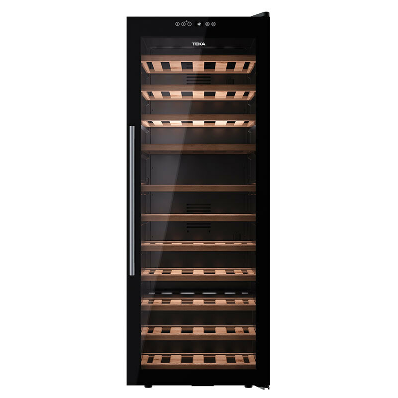 Vinoteca independiente Teka Sommelier RVF 10051 GBK – 51 botellas, control táctil, protección UV