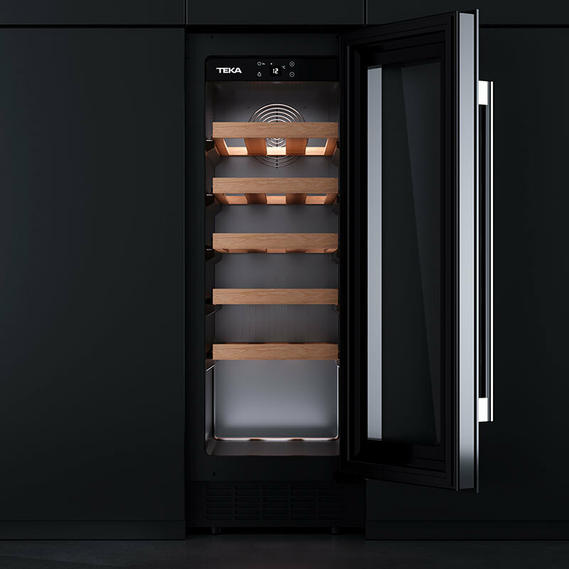 Vinoteca integrable Teka RVU 10020 – 20 botellas, 5-18 °C, Protección UV