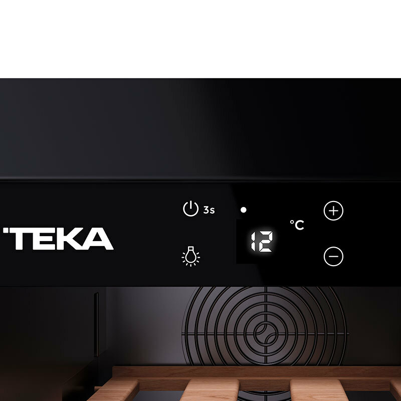Vinoteca integrable Teka RVU 10020 – 20 botellas, 5-18 °C, Protección UV