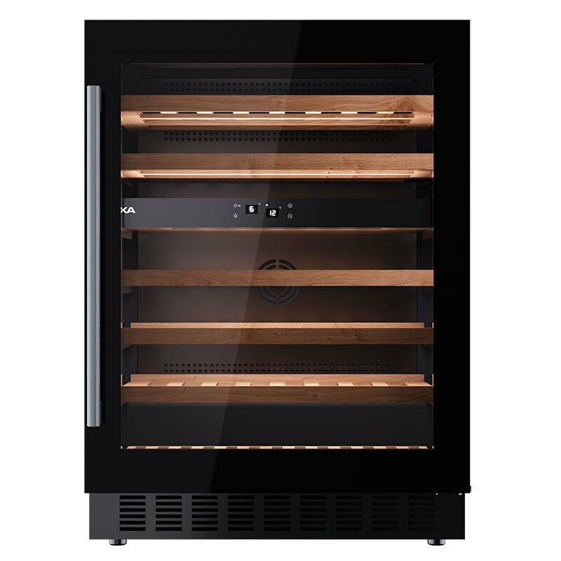 Vinoteca Teka RVU 20046 – 46 botellas, Protección UV, No Frost