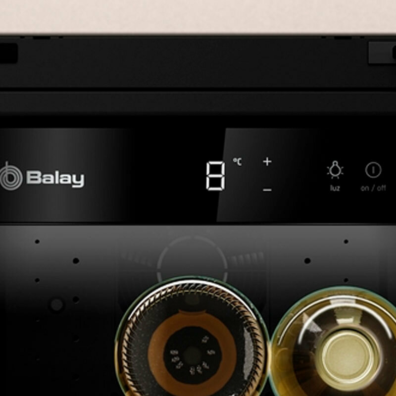 Vinoteca integrable Balay 3WUF073B – 21 botellas, 5-20 °C, puerta cristal UV