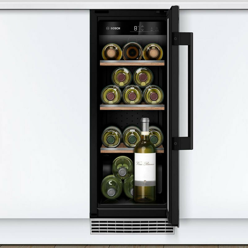 Vinoteca integrable Bosch KUW20VHF0 – 21 botellas, 5–20 °C, 38 dB